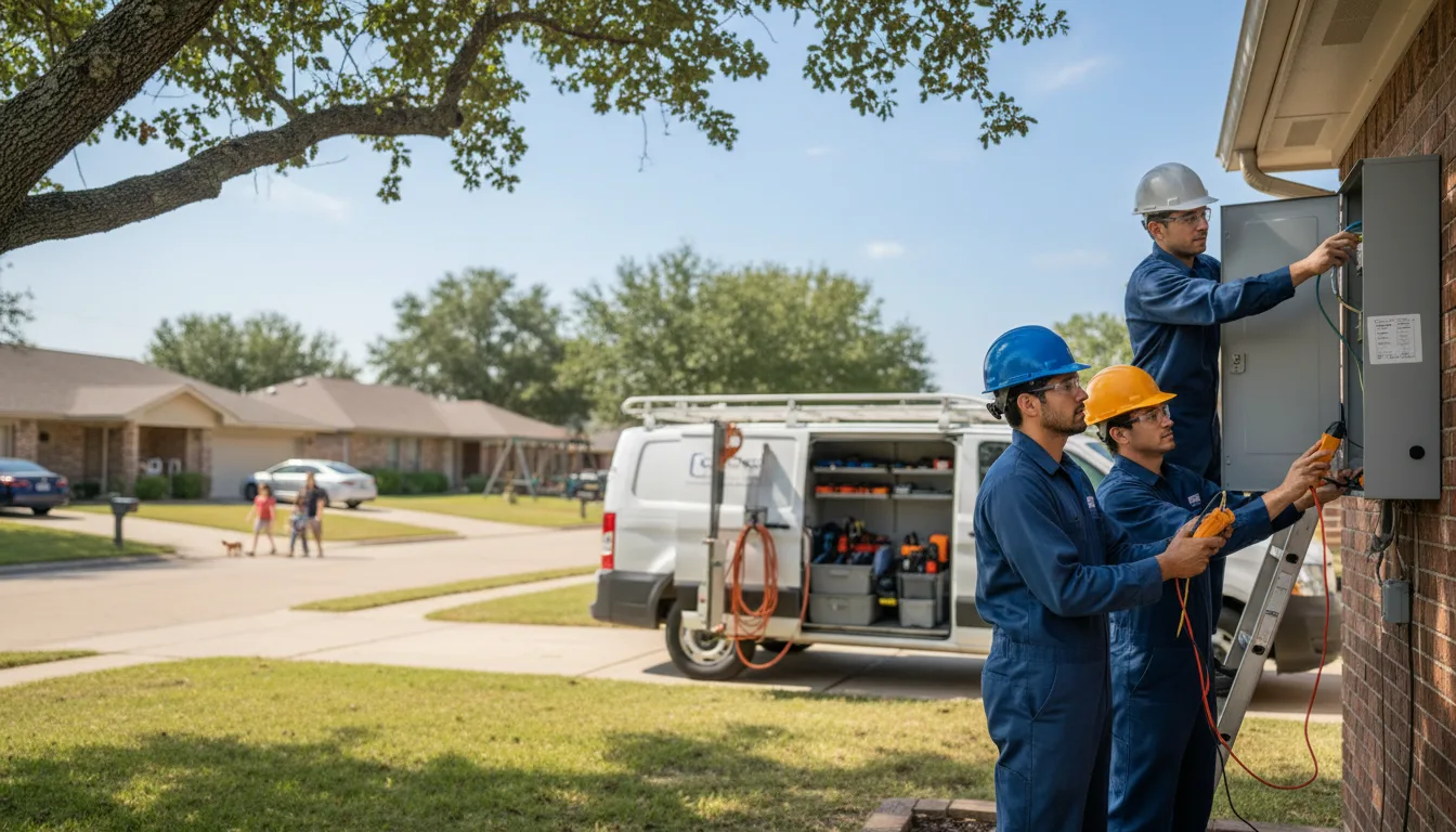 Certified electrician providing emergency electrical services in Gamerco, NM